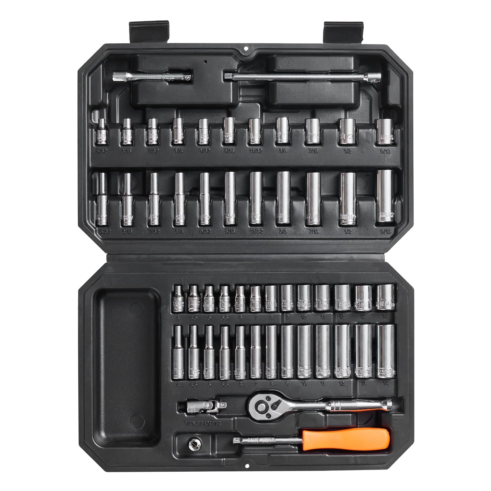 VEVOR 54-Piece Metric and Standard SAE Mechanics Tool Set product image